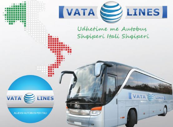 Linje Autobus Itali Shqiperi dhe anasjelltas nga VATA LINES 